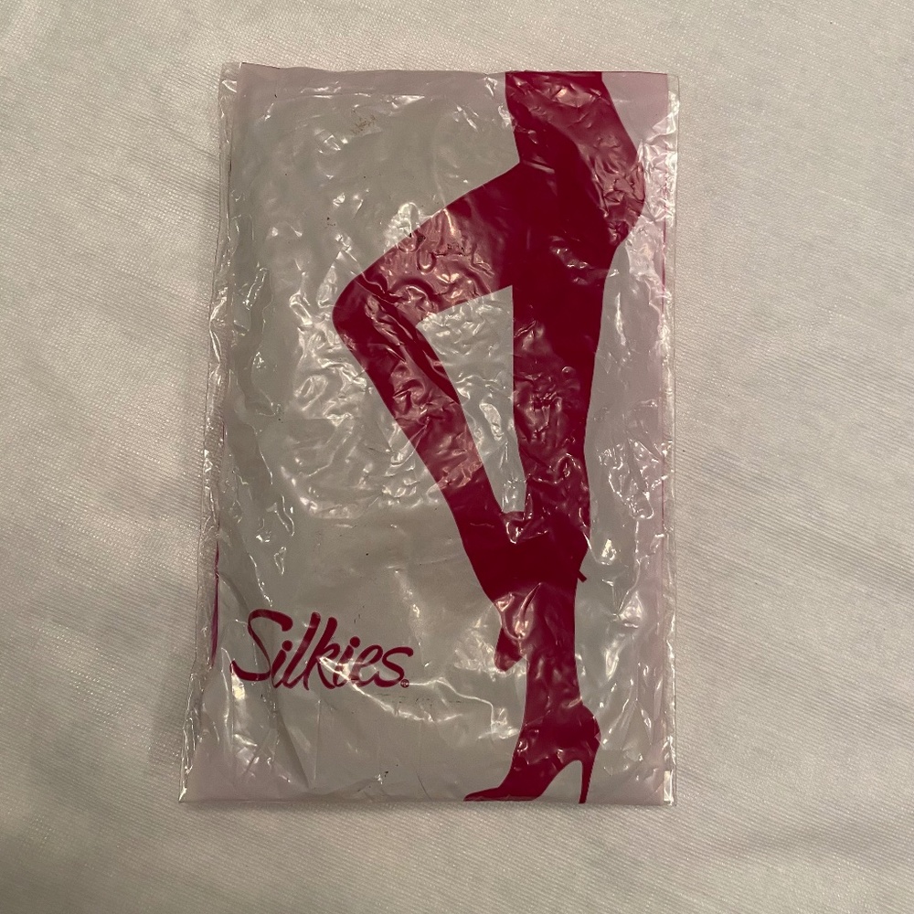 3 Pair Silkies Control Top Off Black Pantyhose (Set of 3)